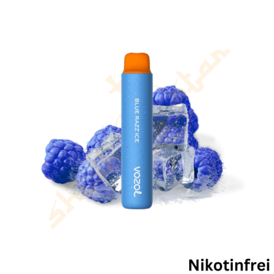 VOZOL STAR 2000 Puffs - Blue Razz Ice 0% Nikotin, 10 Stk.