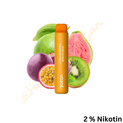VOZOL STAR 2000 Puffs - Kiwi/Guava/Passion Fruit 2%, 10 Stk.