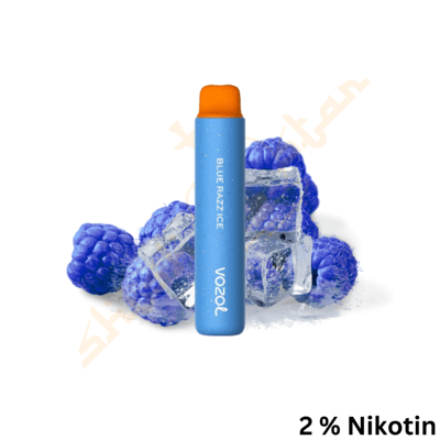 VOZOL STAR 2000 Puffs - Blue Razz Ice 2%, 10 Stk.