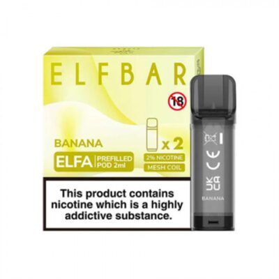 ELFBAR ELFA 2ml Pods - Banana 10 Stk
