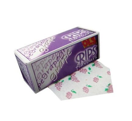 Rips Papers Grape Flavour, 24 Rolls