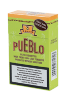Pueblo Green Box Cigarettes 10X20
