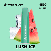 STARSMOKE Crystal Lush Ice 1500 Puffs 2% Nic.10 Stk