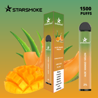 STARSMOKE Aloe Mango Melon 1500 Puffs 2% Nic.10 Stk