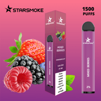 STARSMOKE Mixed Berries 1500 Puffs 2% Nic.10 Stk
