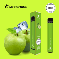 STARSMOKE Sour Apple 800 Puffs ( Ohne Nikotin) 10 Stk
