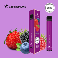STARSMOKE Mixed Berries  800 Puffs ( Ohne Nikotin) 10 Stk