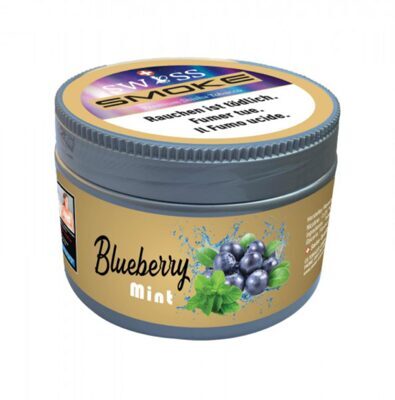 Swiss Smoke Shisha Tabak - Blueberry Mint 100g