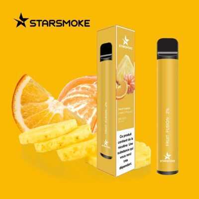 STARSMOKE Fruit Fusion  800 Puffs 2% Salt Nicotine 10 Stk