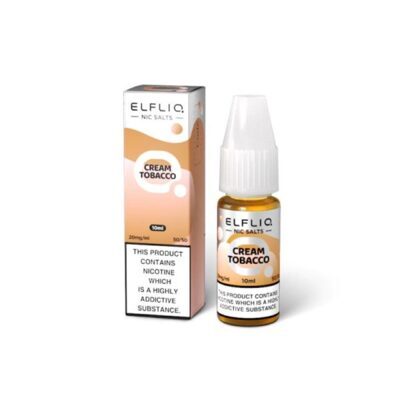 ELFBAR ELFLIQ - Cream Tobacco  20mg 10x10ml