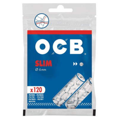 OCB Slim Paper Filter 6mm (120)