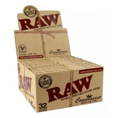 RAW Connoisseur KS Slim + Tips, 24 x 32