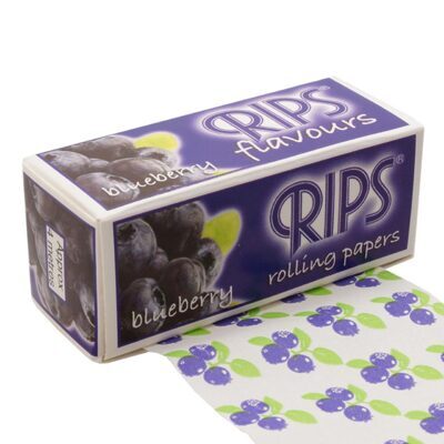 Rips Papers Blueberry Flavour, 24 Rolls