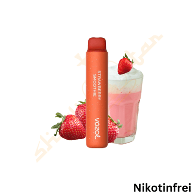 VOZOL STAR 2000 Puffs - Strawberry Smoothie 0% Nikotin, 10 Stk.