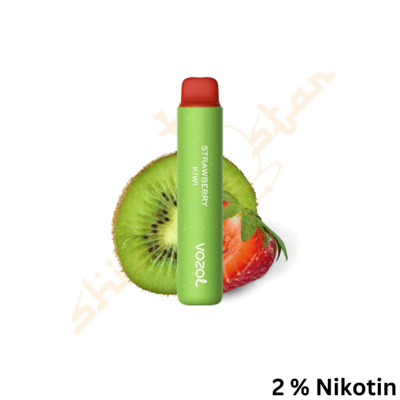 VOZOL STAR 2000 Puffs - Strawberry Kiwi 2%, 10 Stk.