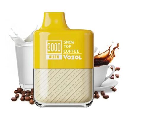 VOZOL Alien 3000 Puffs 2% Nic. - Snow Top Coffee 10 Stk.