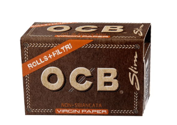 OCB Slim Virgin Paper Rolls + Filter, 16 Stk.