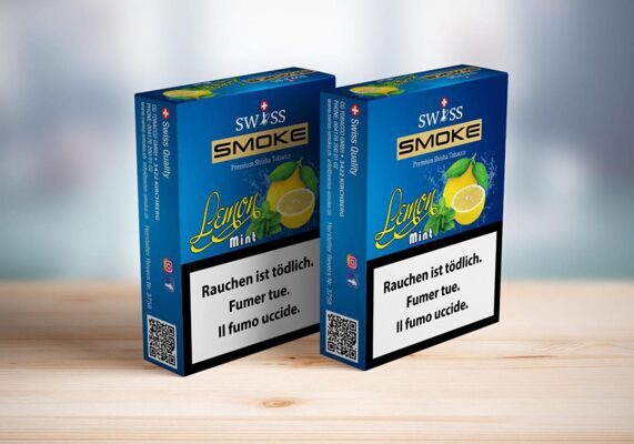 Swiss Smoke Shisha Tabak Lemon Mint 10x50g