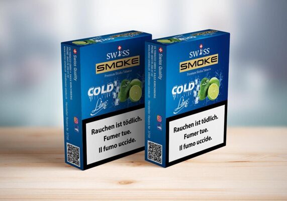 Swiss Smoke Shisha Tabak Cold Lime 10x50g