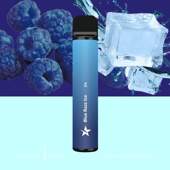 STARSMOKE Blue Razz Ice 2500 Puffs 2% Nic.10 Stk