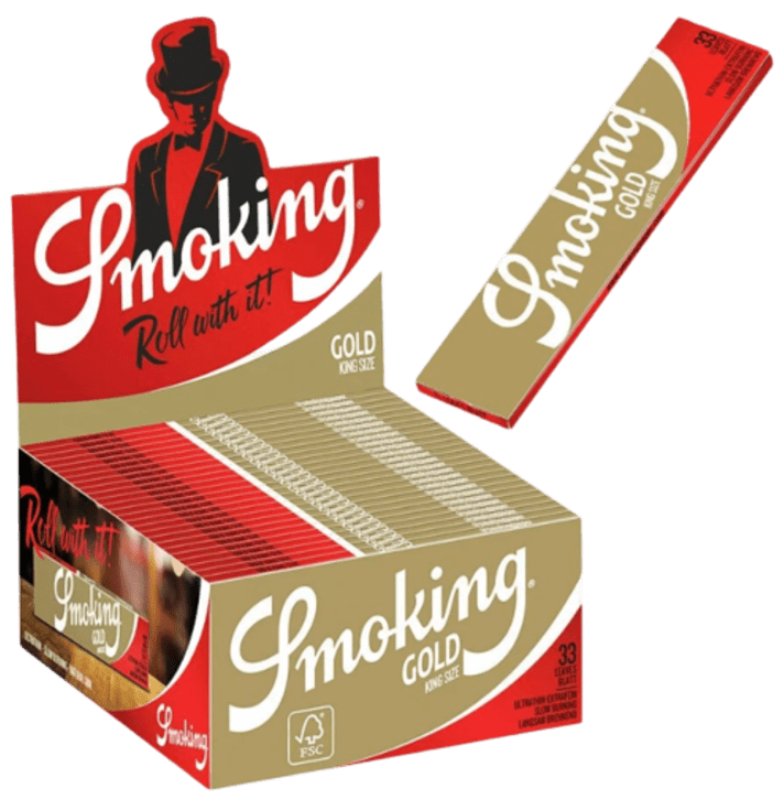 Smoking King Size Gold, 50 x 33